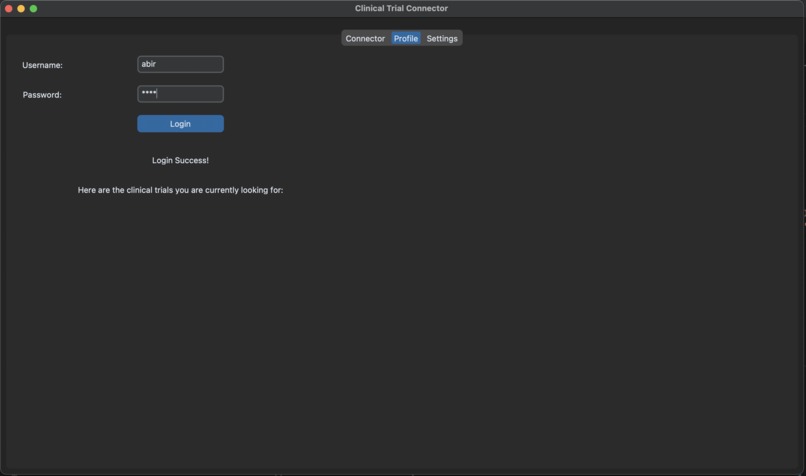 Clinical Trial Connector – screenshot 2