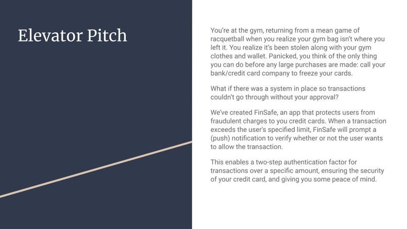 FinSafe – screenshot 2