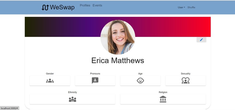 We-SWAP – screenshot 1
