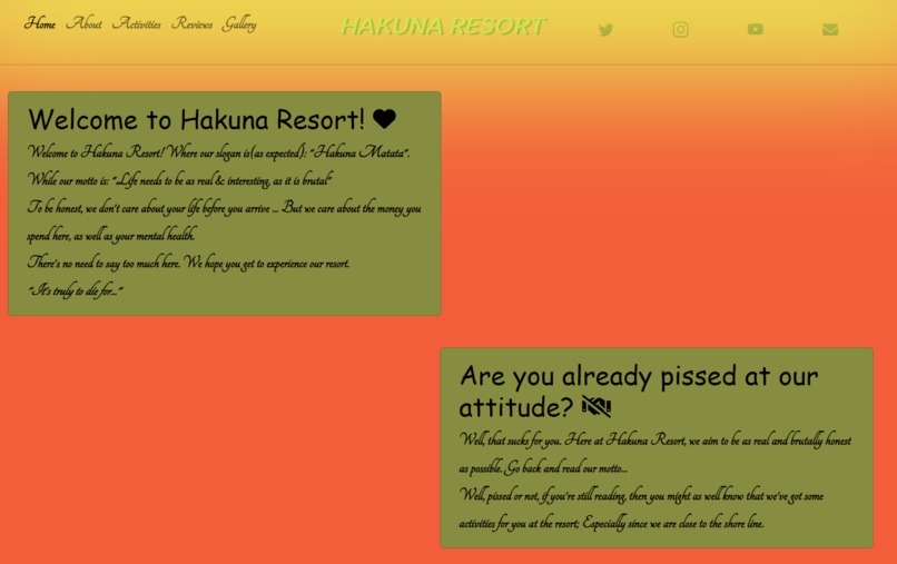 Hakuna Resort – screenshot 1