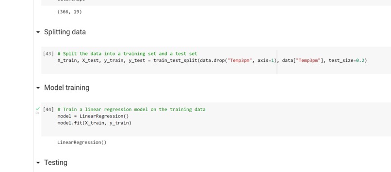 Weather Prediction – screenshot 1