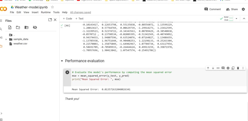 Weather Prediction – screenshot 3
