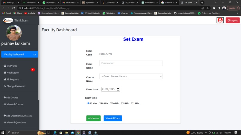 Online Examination Software – screenshot 3