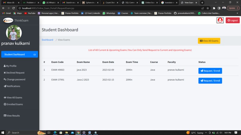 Online Examination Software – screenshot 7