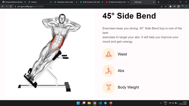 Fitness App – screenshot 3
