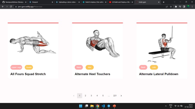 Fitness App – screenshot 4
