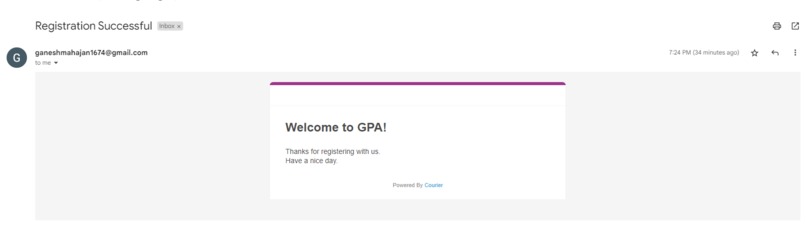 Graphical Password Authentication – screenshot 2