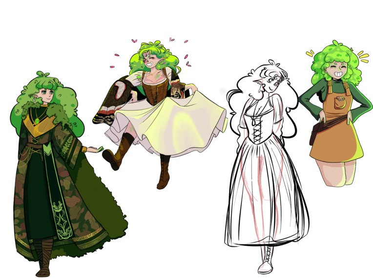 Moss Character Concept Art – screenshot 1