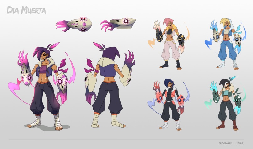 Character Design of Dia Muerta – screenshot 1