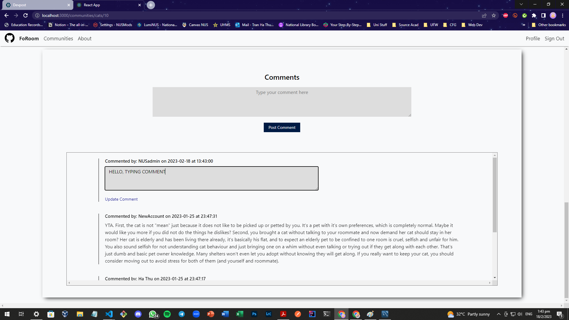 FoRoom | Devpost