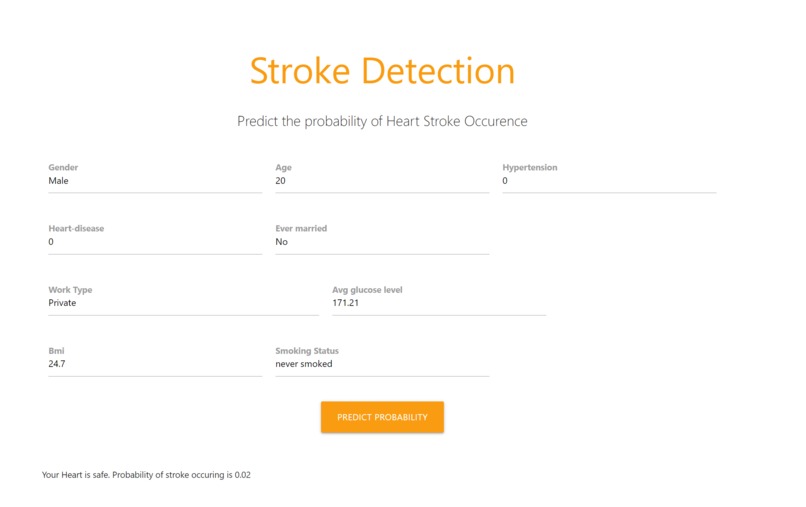 Heart Stroke Detection – screenshot 1