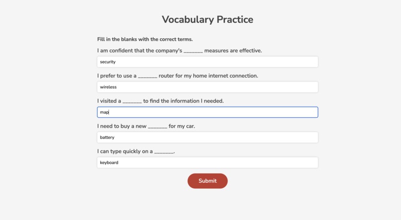 LexiCoach – screenshot 1