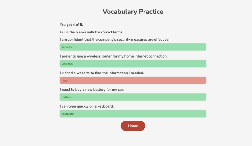 LexiCoach – screenshot 2