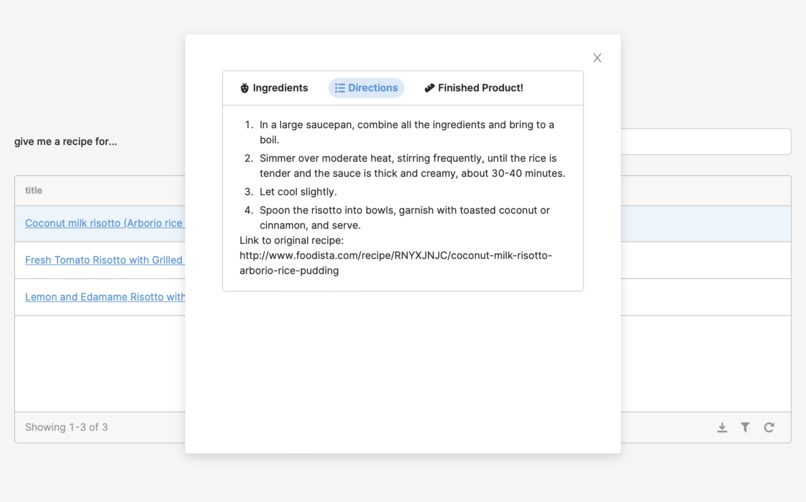Sustainable Recipe Search – screenshot 2