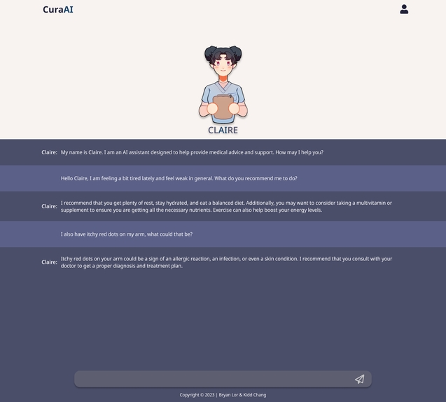 CuraAI – screenshot 3