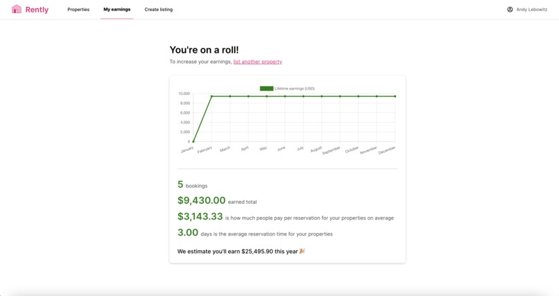 Rently – screenshot 3