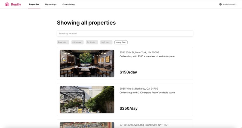 Rently – screenshot 6