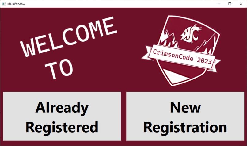 Hackathon Sign-In Service – screenshot 1