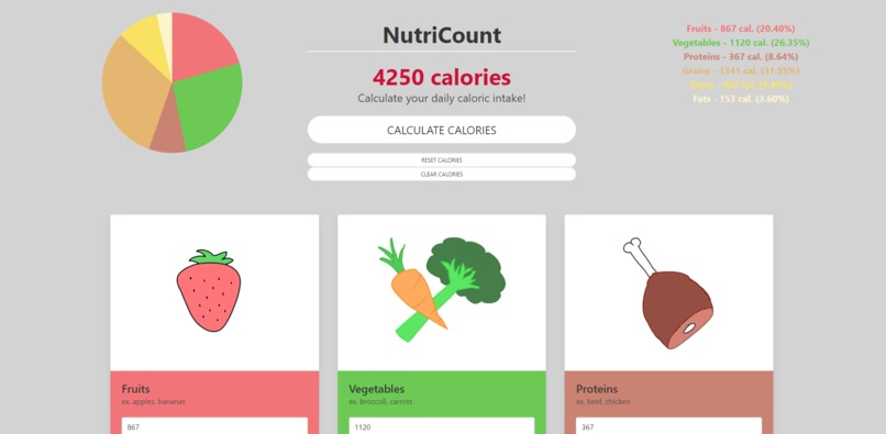 NutriCount – screenshot 1