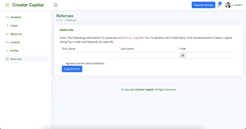 Creator Capital – screenshot 2