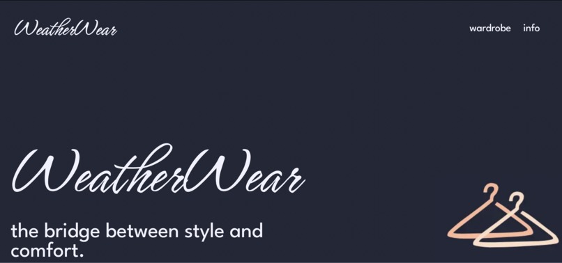 WeatherWear – screenshot 1