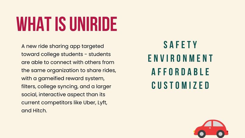 UniRide – screenshot 3