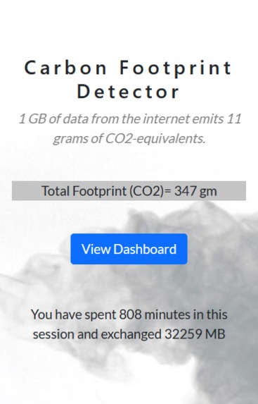 Carbon Footprint Extension  – screenshot 4