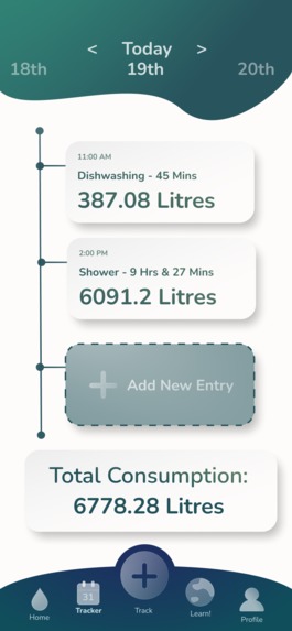 Water App Project – screenshot 5