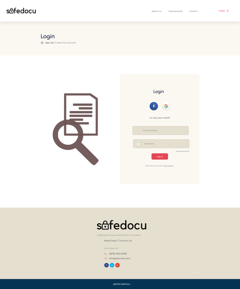 SafeDocu – screenshot 1