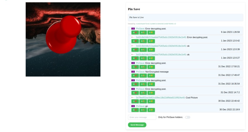 Pin Save: decentralised Pinterest – screenshot 3