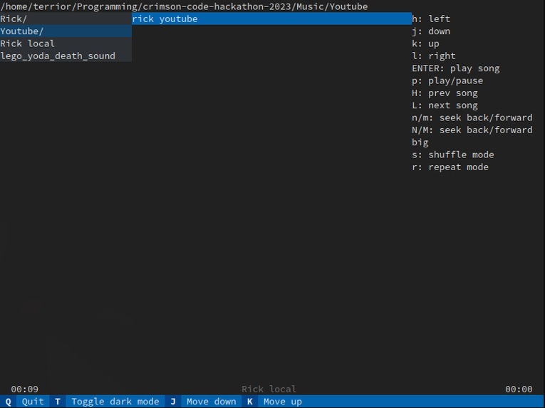vimus – screenshot 1
