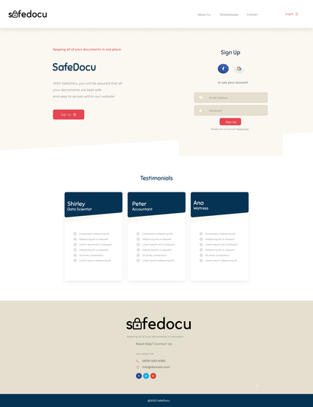 SafeDocu – screenshot 2