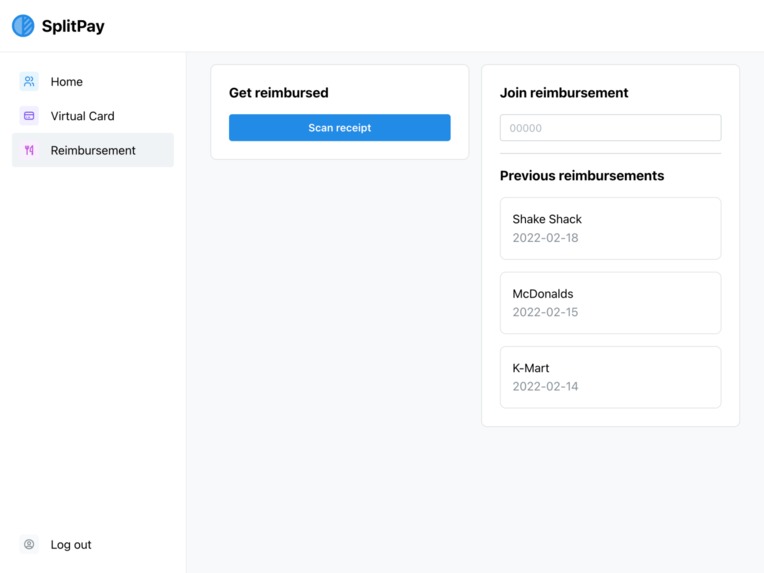 SplitPay – screenshot 1