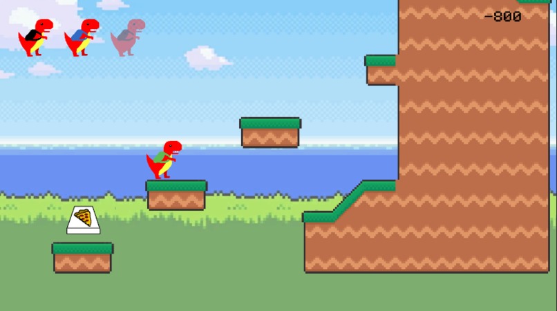 Recycling Dino Game – screenshot 1