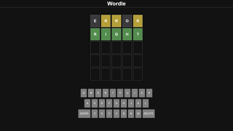 Wordle – screenshot 1