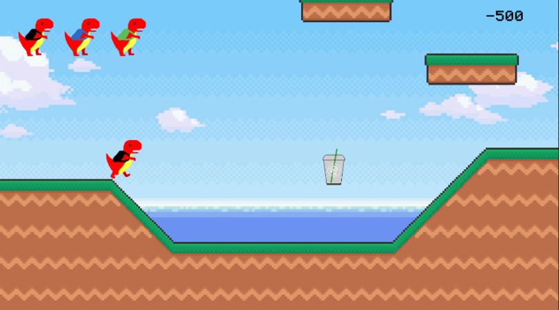 Recycling Dino Game – screenshot 2