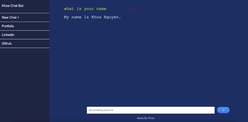 Khoa ChatBot – screenshot 1