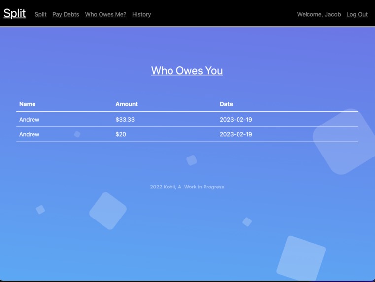 Split – screenshot 1