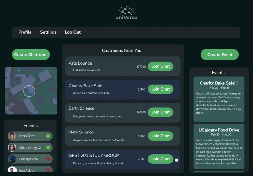UniVerse – screenshot 1
