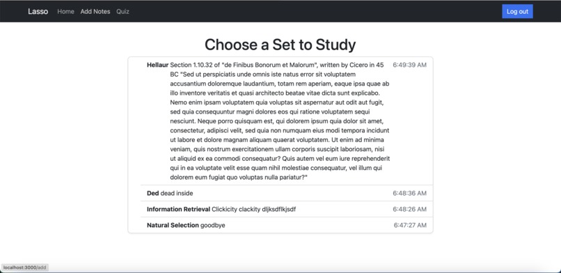 lasso – screenshot 5