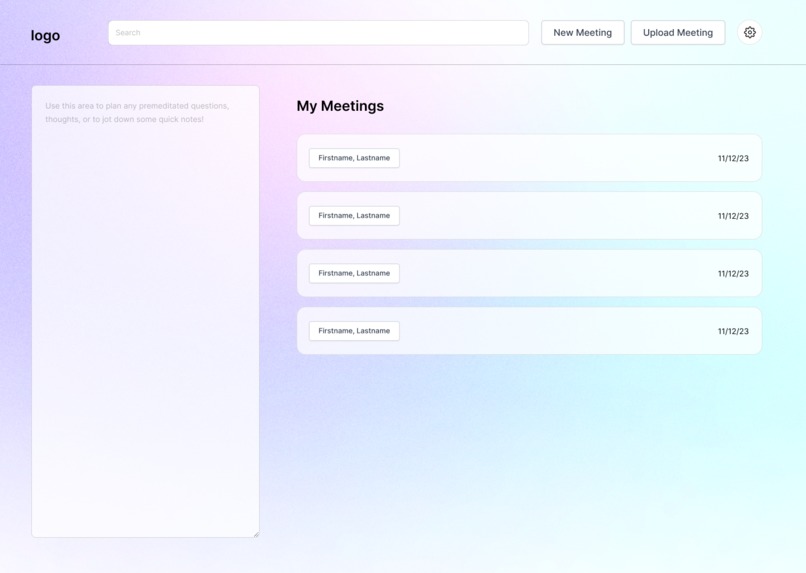 FeedbackGenie: A User Interview Assistant – screenshot 1