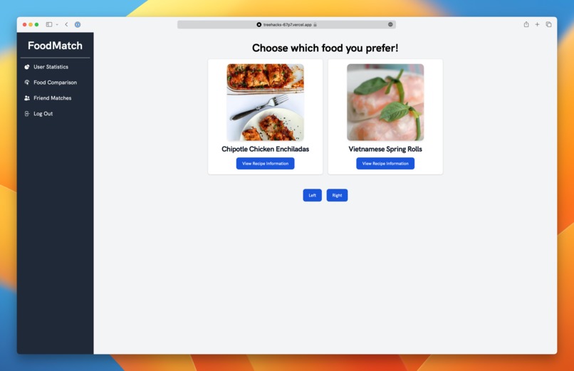 FoodMatch – screenshot 2