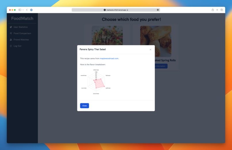 FoodMatch – screenshot 5