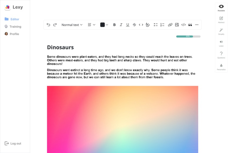 Lexy: Duolingo for Students with Learning Difficulties – screenshot 5