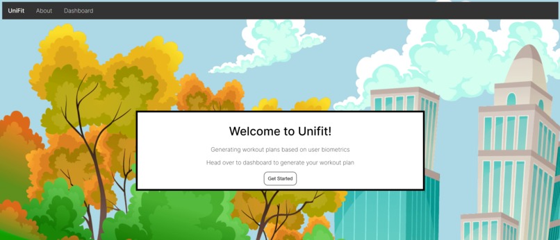 UniFit – screenshot 3