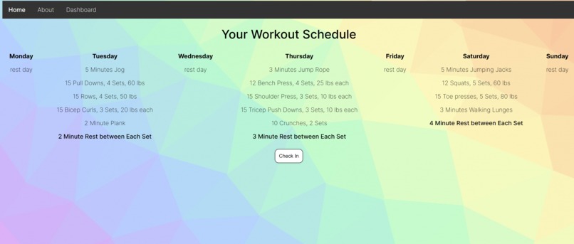 UniFit – screenshot 5