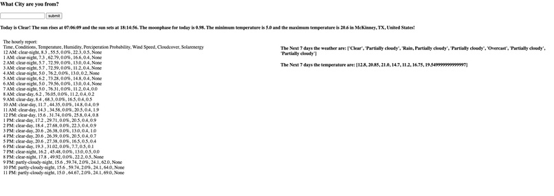 Weather – screenshot 2