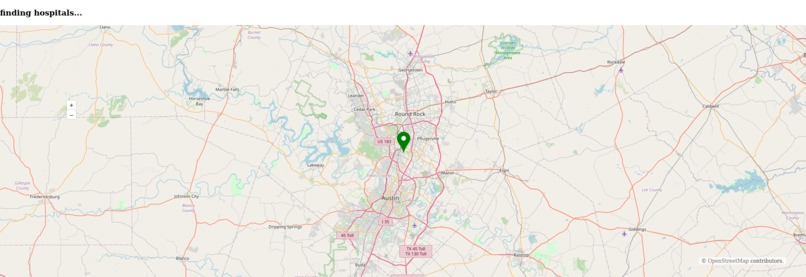 hospitalFinder – screenshot 2