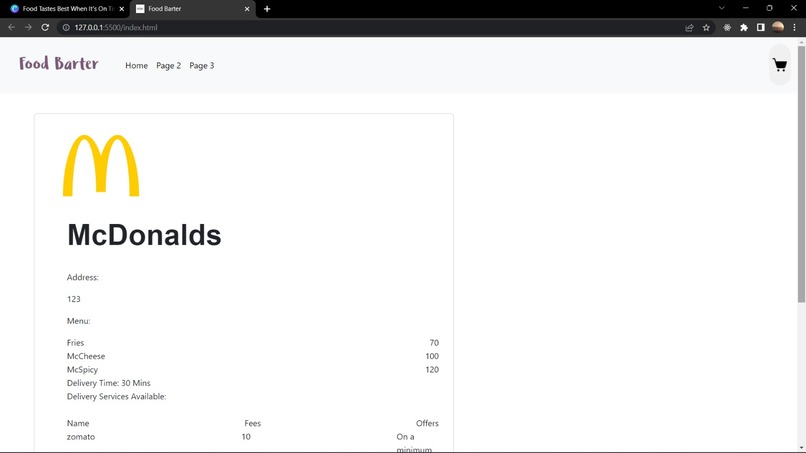 Food Barter – screenshot 2