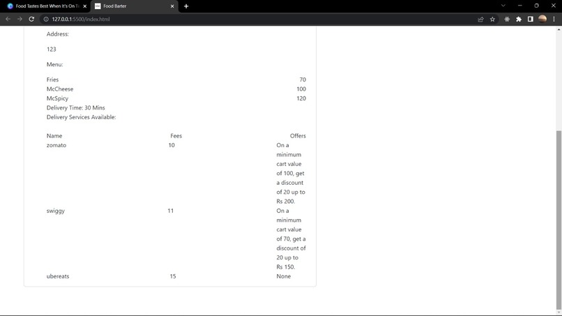 Food Barter – screenshot 3